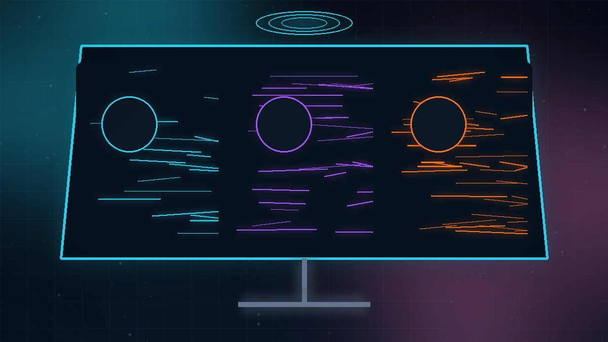 Gaming monitors and PC setup